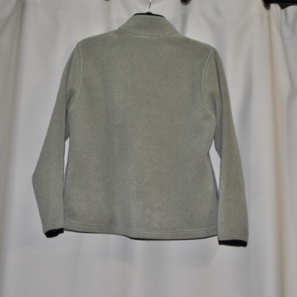 Vintage L.L. Bean Fleece Army Green Pullover - Picture 6 of 6